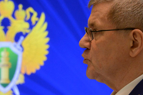 Yury Chaika: 'International cooperation is not only continuing but is developing further.' Source: Maxim Blinov / RIA Novosti