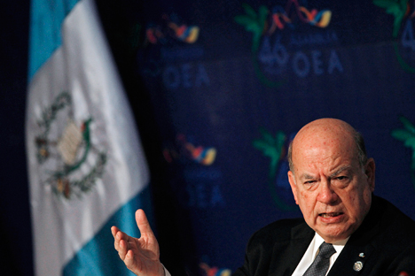 Jose Miguel Insulza, head of the Organization of American States. Source: Reuters