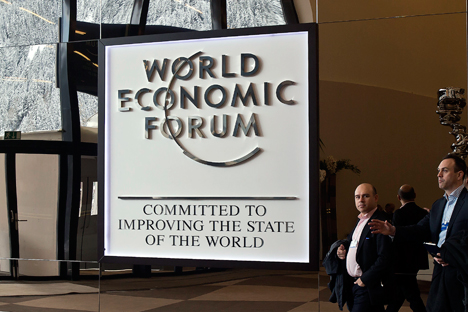 The Davos International Economic Forum held January 21-24. Source: AP