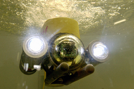 The underwater robot was tested in 2005 in the Baltic. Source: Yuri Mashkov / TASS