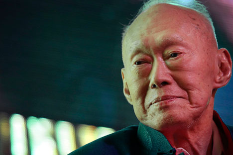 Lee Kuan Yew. Source: AP