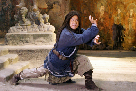 Still of Jackie Chan in The Forbidden Kingdom (2008). Source: Kinopoisk.ru