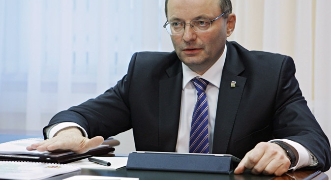 Alexander Misharin, first Vice-President of JSC 'Russian Railways'. Source: Alexei Druzhinin / RIA Novosti
