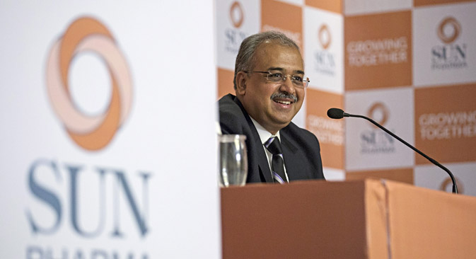 Dilip Shanghvi, Managing Director of Sun Pharma, told the media that the merger with Ranbaxy gives Sun the ability to invest in Research & Development. Source: Reuters