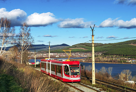 For lovers of unusual public transit: come to Zlatoust, home of Europe's highest mountain tramway. Source: Lori/Legion-Media