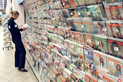 Under the new law, foreign investment in Russian media is limited to 20 percent. Source: Vladimir Vyatkin / RIA Novosti