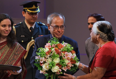 Pranab Mukherjee at the opening ceremony of the Festival of Indian Culture "Namaste Russia" in Moscow. Source: Moskva News Agency