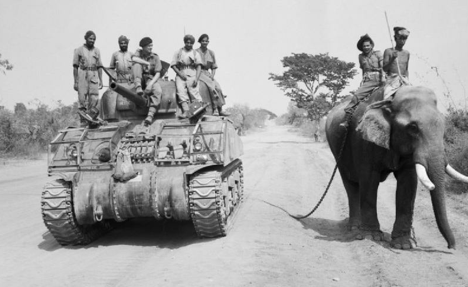 Sherman tank of the 9th Royal Deccan Horse, 255th Indian Tank Brigade, Burma 1945. Source: wikipedia.org