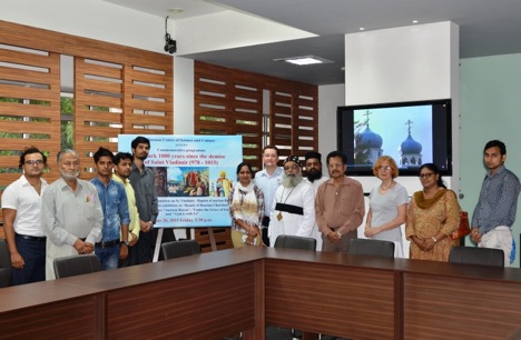 Participants of the meeting spoke about Saint Vladimir and underscored his noteworthy contributions. Source: RCSC