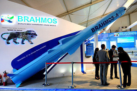 The first trials of the Russian-Indian BrahMos cruise missiles on Russian Su-30 Flanker C multirole fighter jets will begin in one or two months. Source: EPA