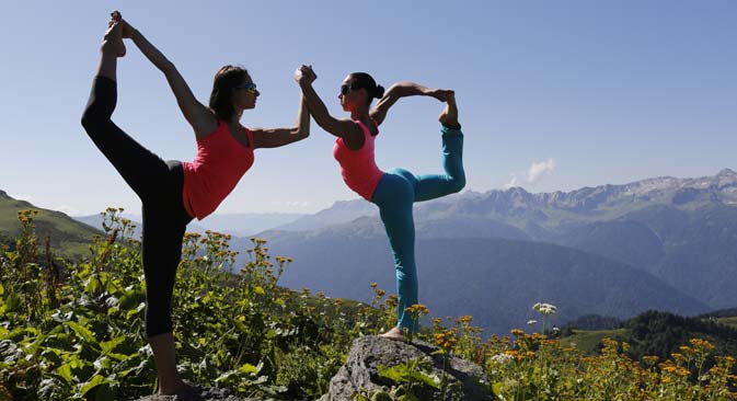 Yoga has spread across the length and breadth of Russia. Source: Valery Matytsin/TASS