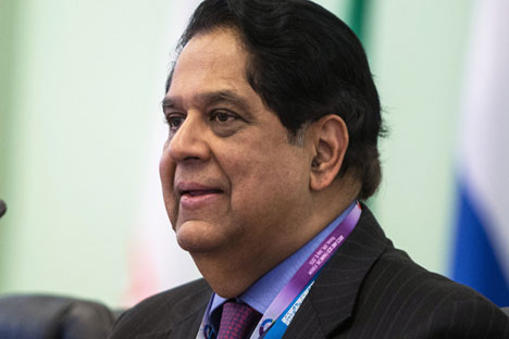 The New Development Bank’s president, Kundapur Vaman Kamath. Source: Stanislav Krasilnikov/TASS