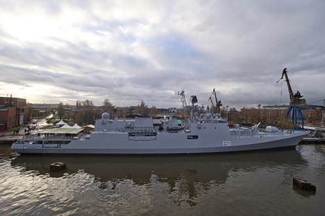 Between 2003 and 2013, Russia delivered six Project 11356 frigates to India. Source: Rossiyskaya Gazeta