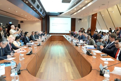 A meeting of the BRICS Business Council. Source: BRICS2015.ru
