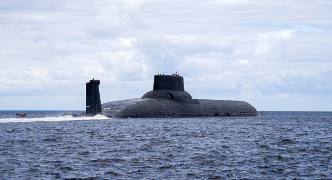 The Akula-class nuclear submarine is the biggest in the world. Source: Oleg Kuleshov