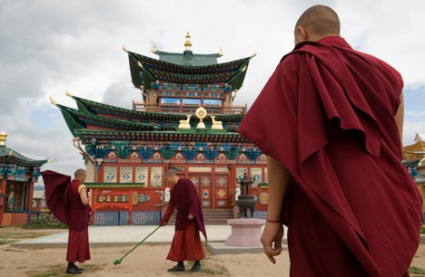 A palace of Lama Dashi-Dorzho Itigilov, Ivolginsky Datsan, Buryatia.