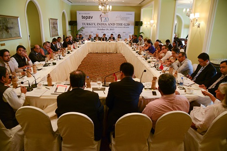 "Turkey, India and the G20" meeting in Mumbai.