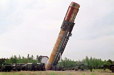 Nuklearna raketa „Vojvoda“ (SS-18 Satan).