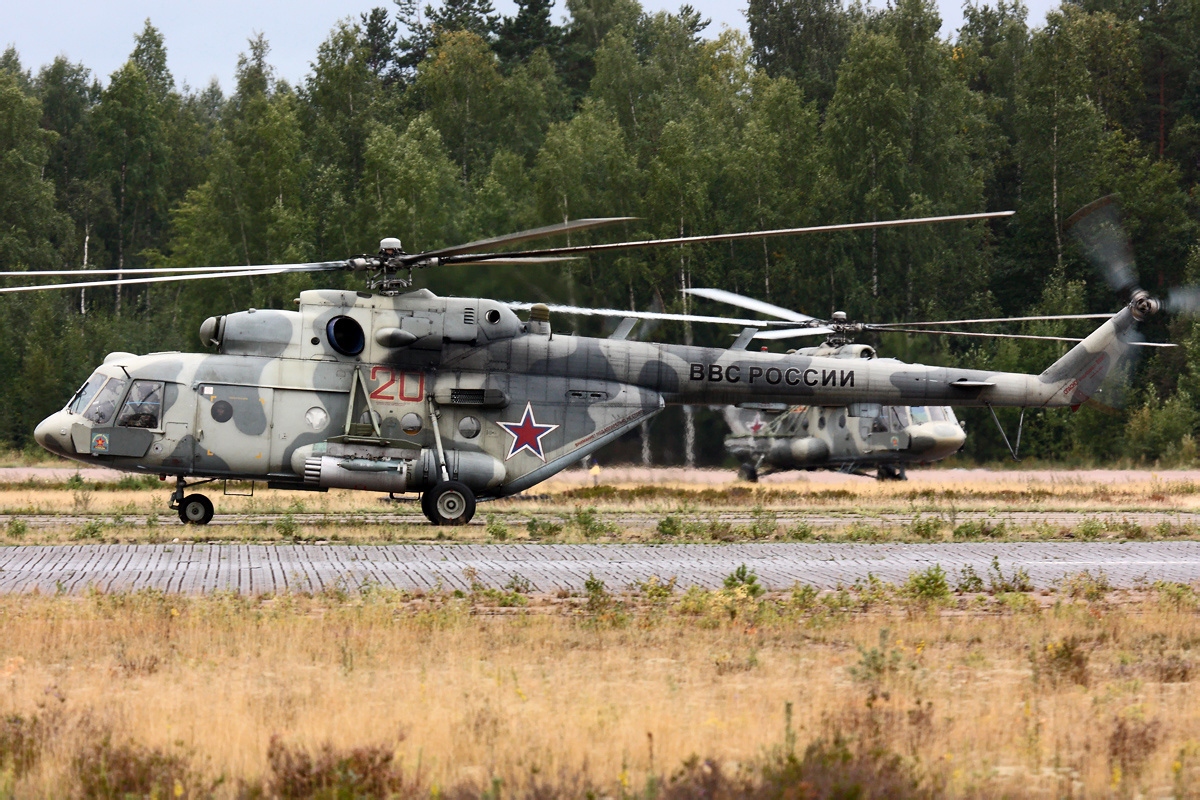 The Mi-17V5 helicopter.