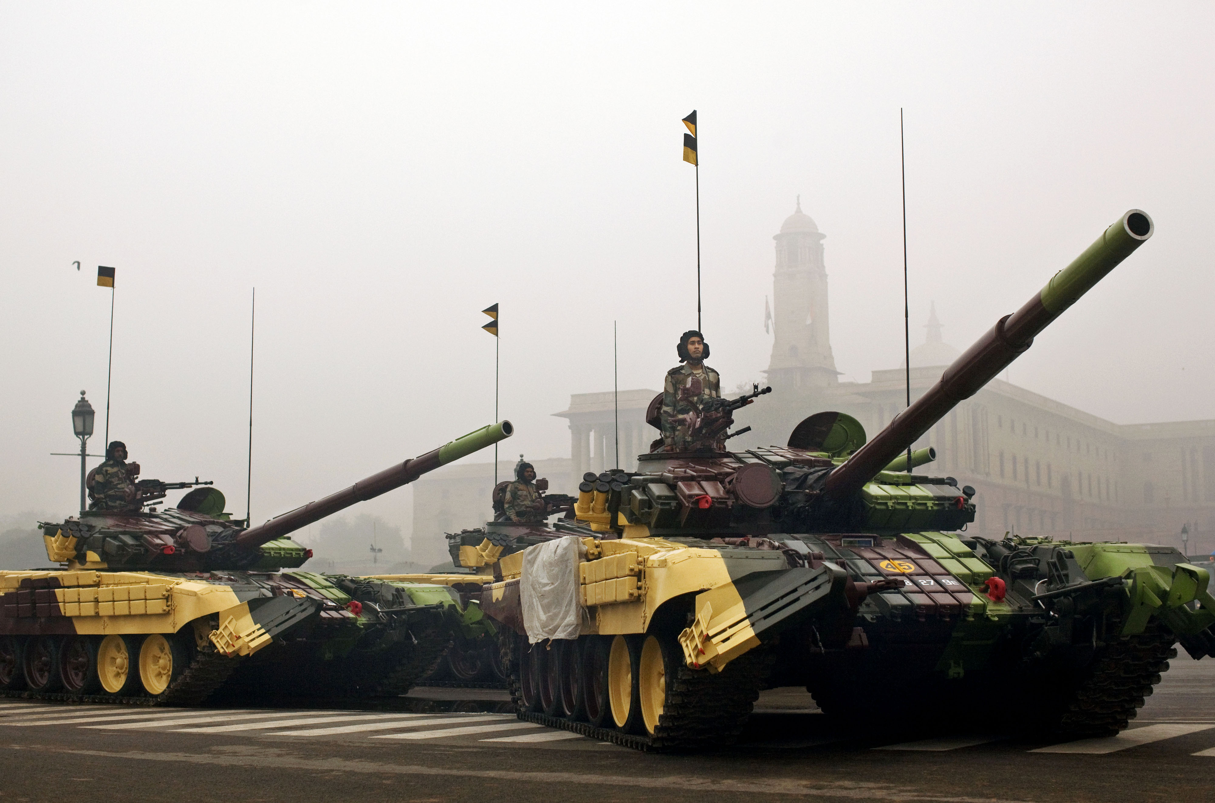 Indian T-72 tanks.
