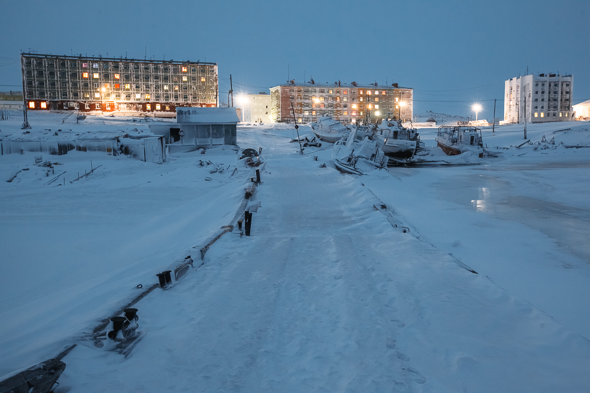 Slice of everyday life in Dikson in Russian Arctic.