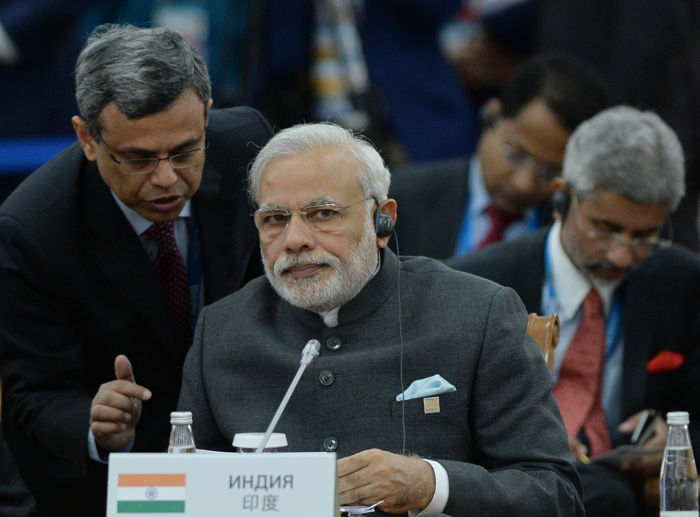 Narendra Modi at SCO summit in Ufa in 2015.