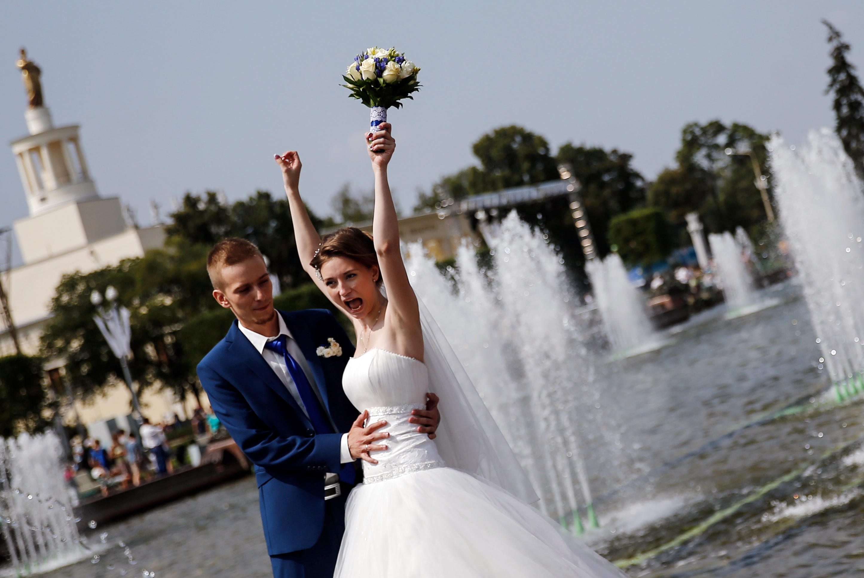 The average Russian wedding is not as large as its Indian counterpart and is attended only by those closest to the couple.