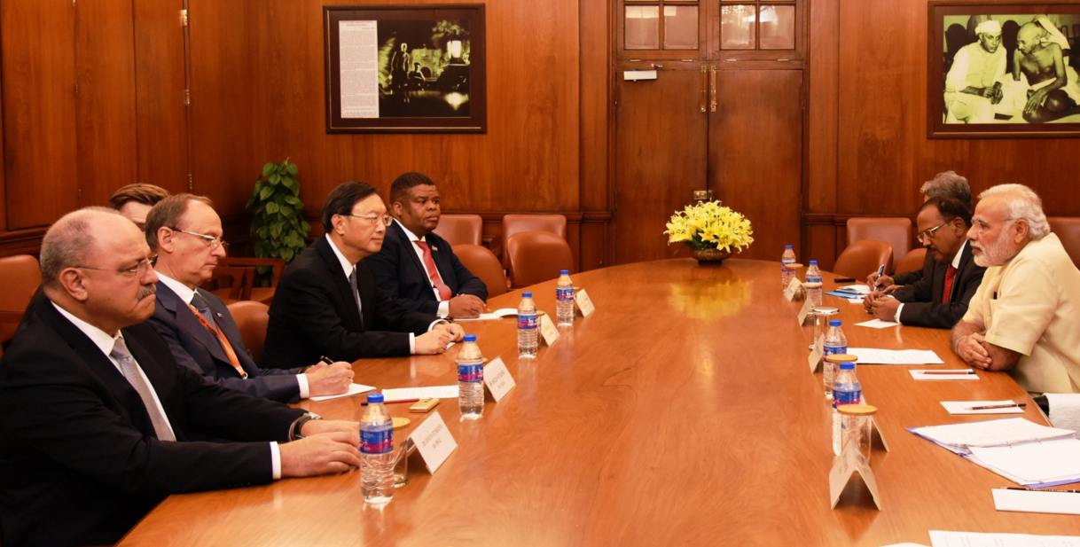 The BRICS High Representatives met Indian Prime Minister Narendra Modi to brief him about their talks and recommendations.