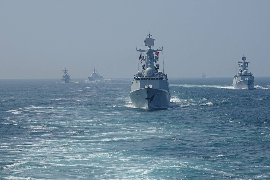 The first "Joint Sea" drills were held on April 22-27, 2012 in the Yellow Sea near the city of Qingdao in the eastern Chinese province of Shandong province. 