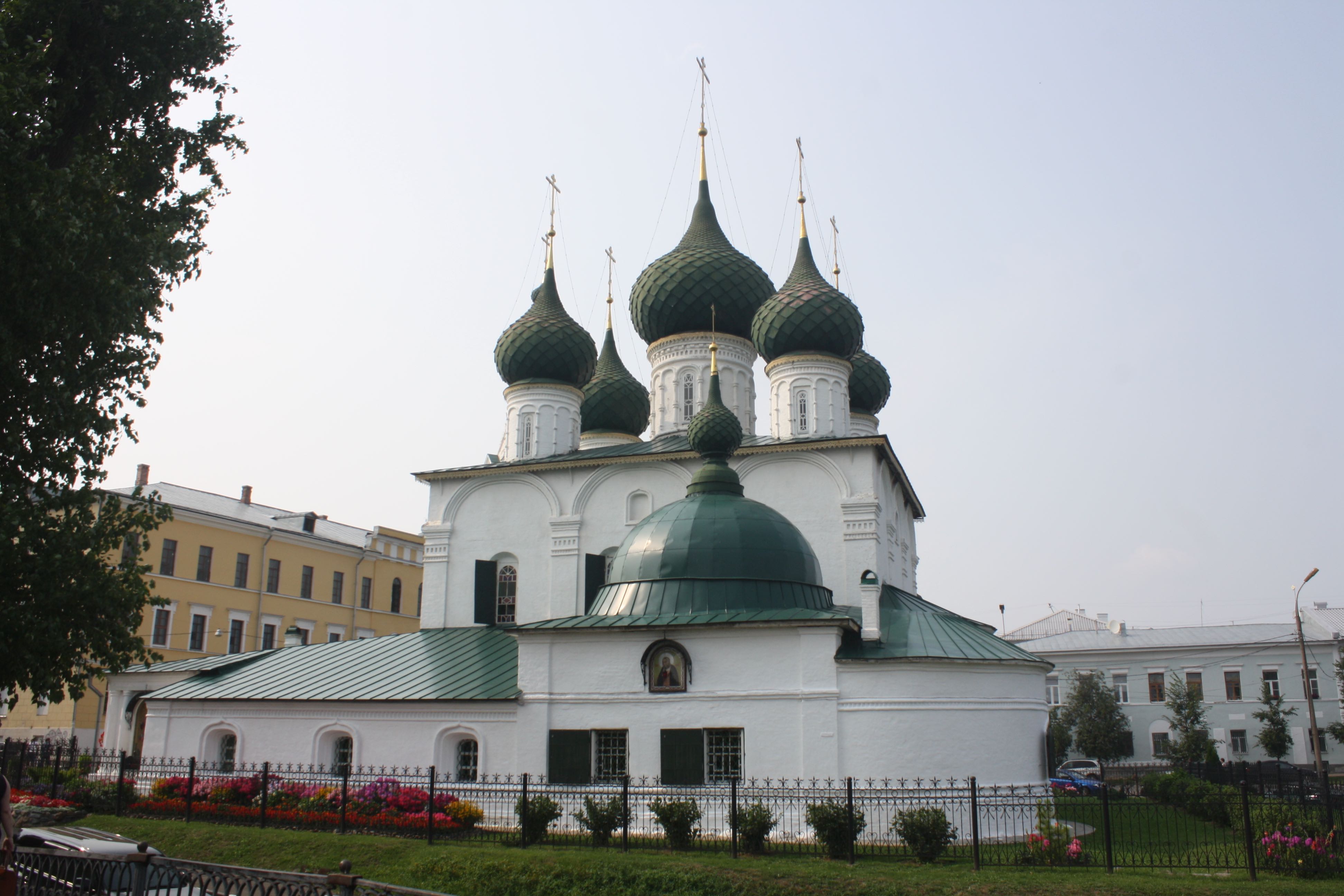 Many of the churches in the city have green domes. The well-preserved architecture is a main draw for film crews.