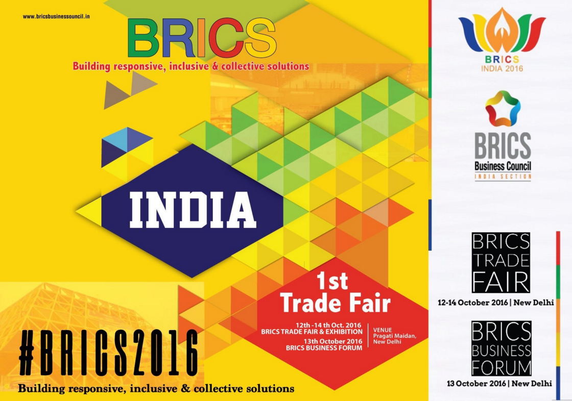 New Delhi is hosting the first ever BRICS Trade Fair from October 12 to 14.