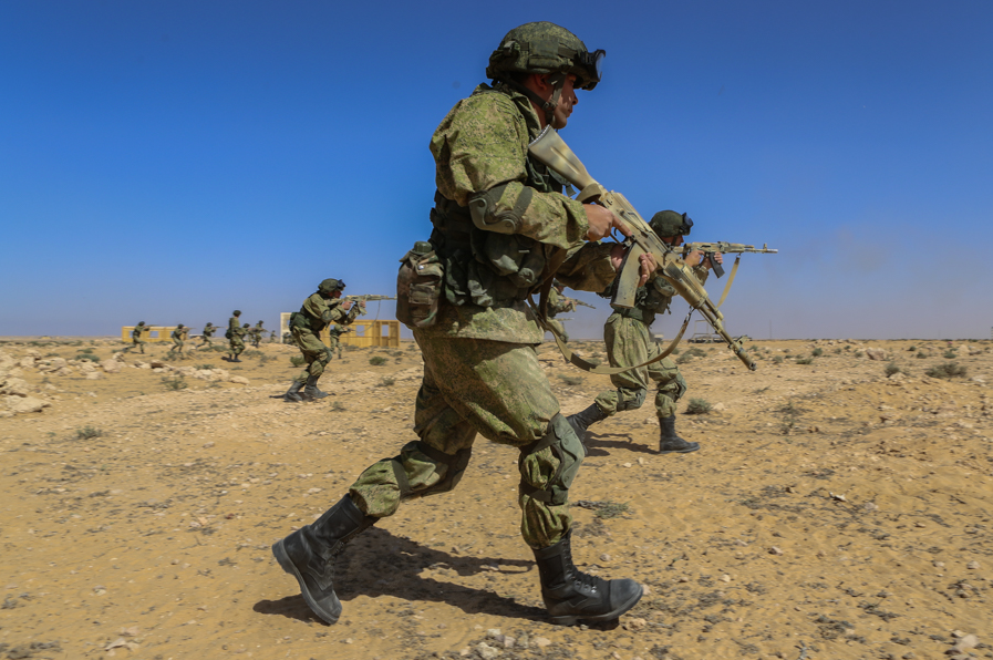 The Russian Airborne Troops arrived in the African continent for the first time.