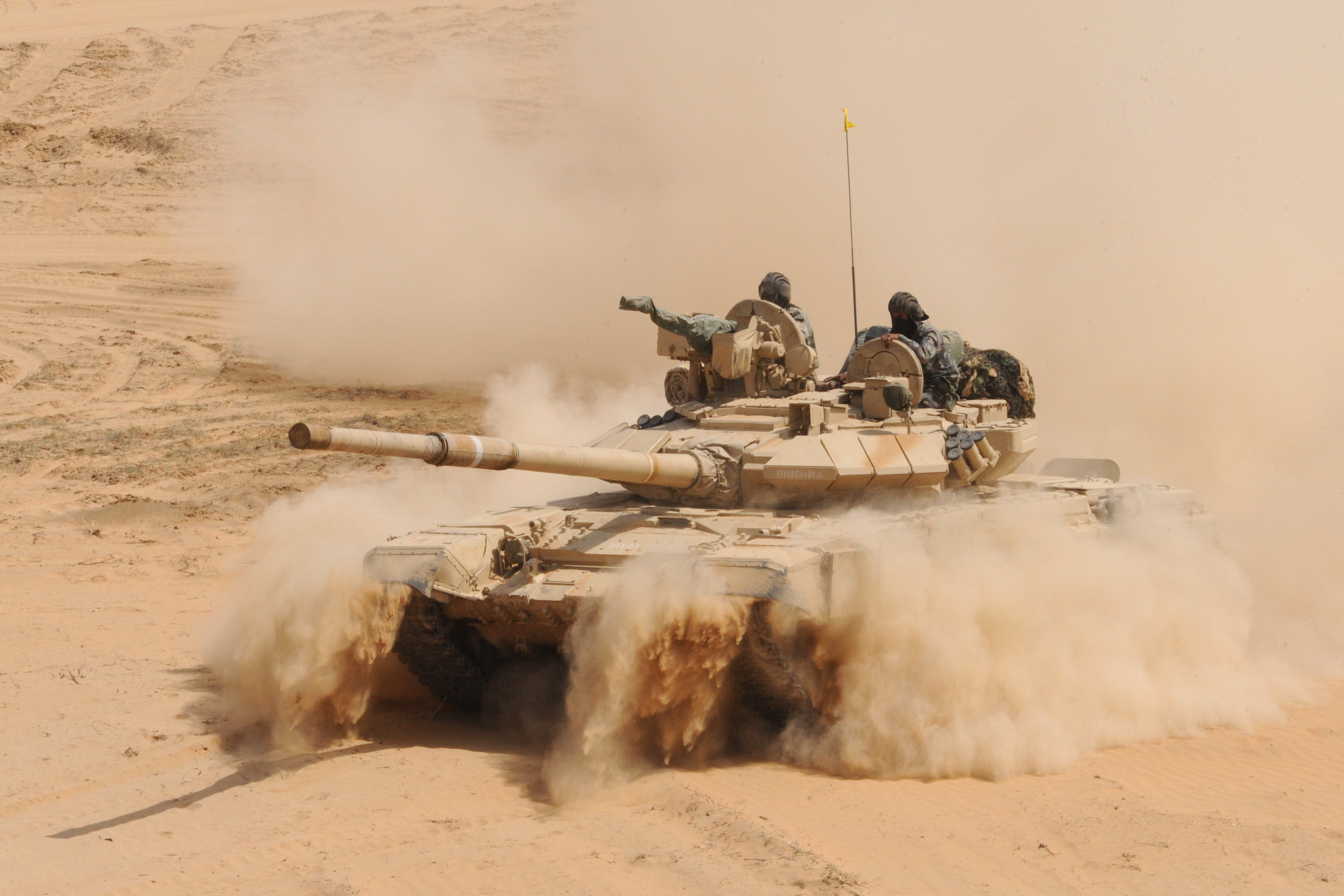 In 2001, New Delhi reportedly bought 310 T-90 tanks from Russia.