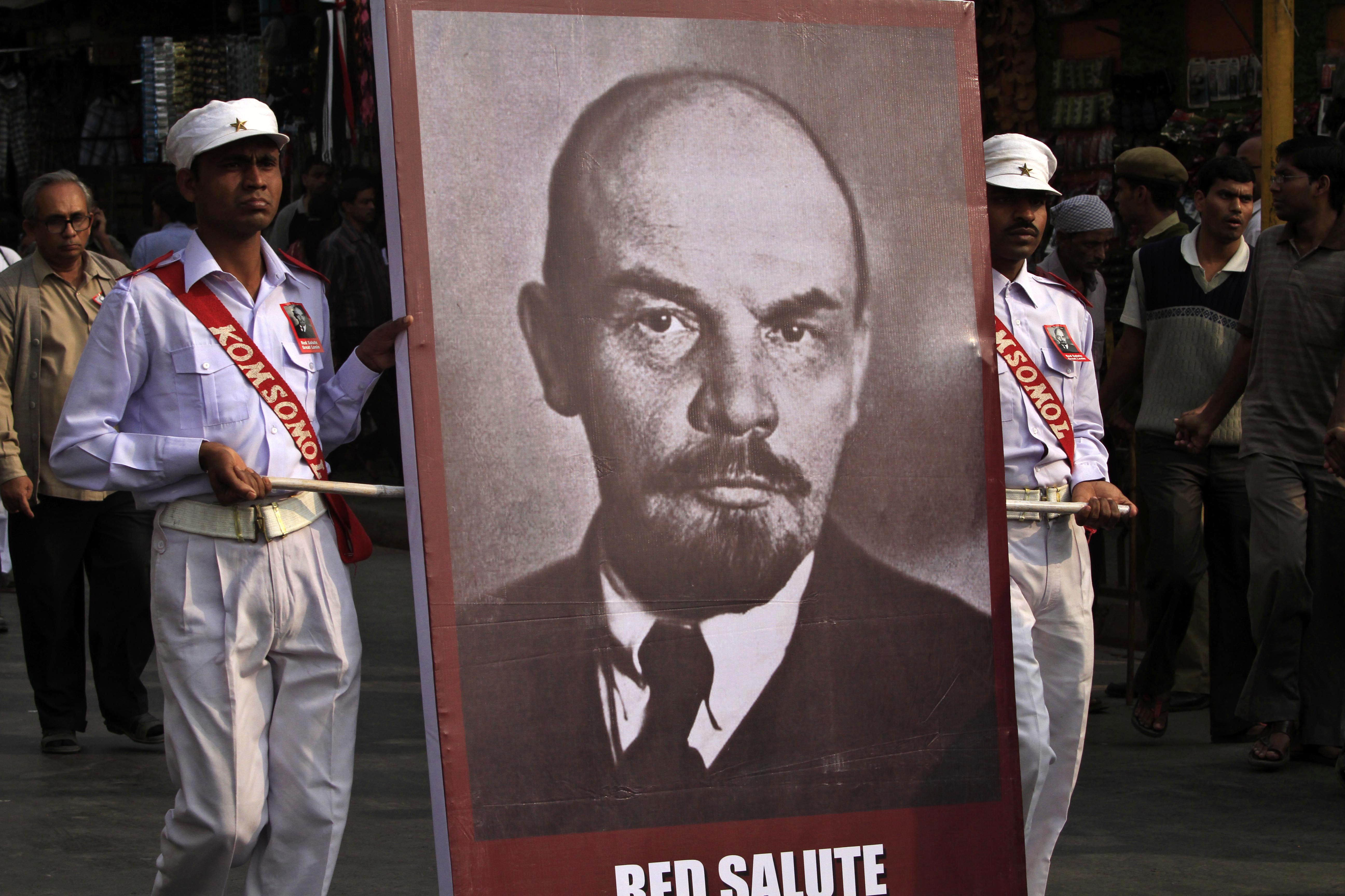 Vladimir Lenin has a significant number of fans in India.