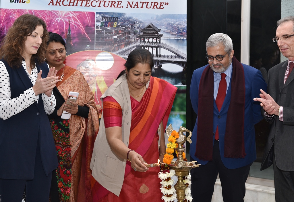 The inauguration of the Photo Exhibition of the works of winners of the International Contest “Photo BRICS” took place in New Delhi.