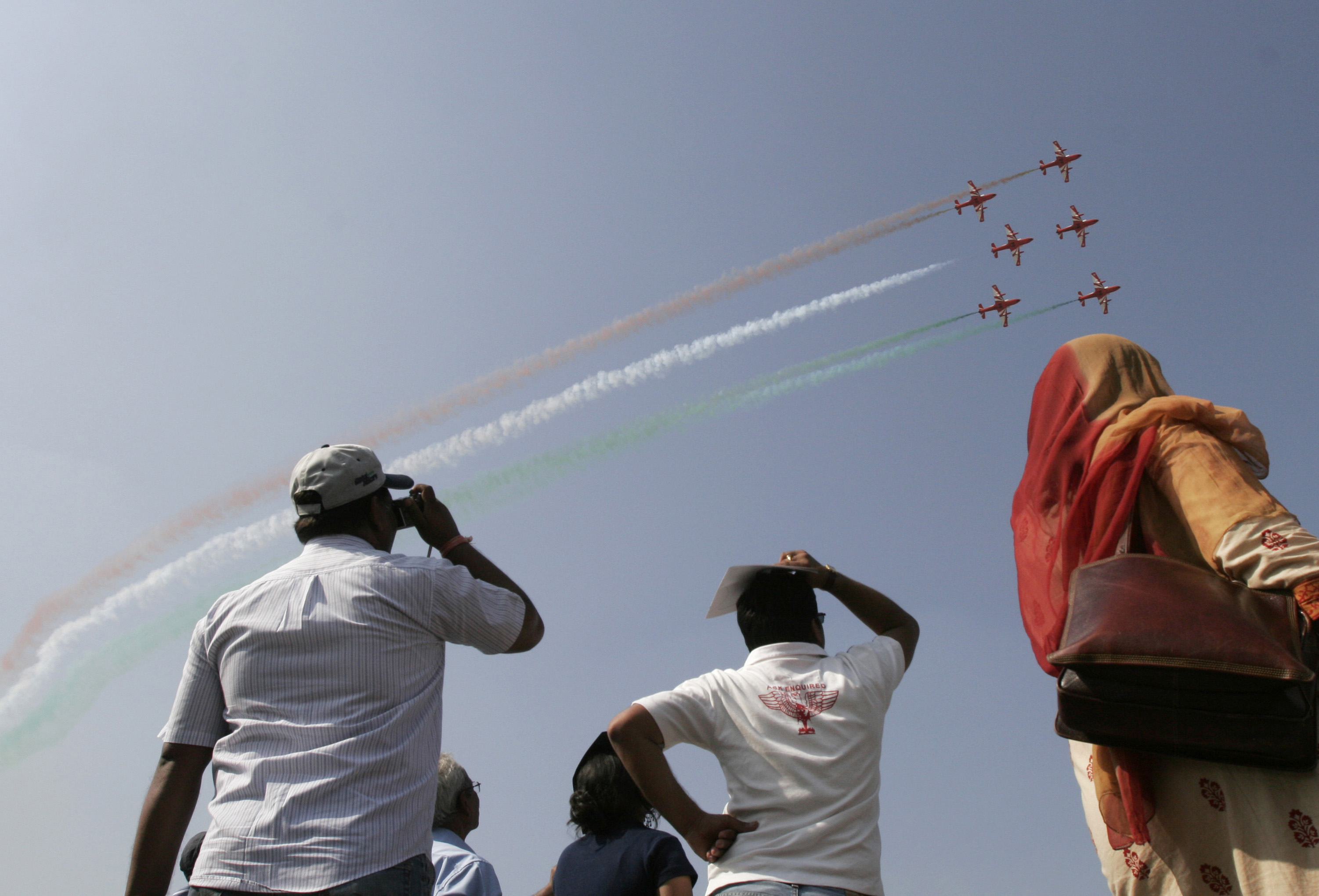 Aero India has been held every two years in Bangalore since 1996. Source: AP