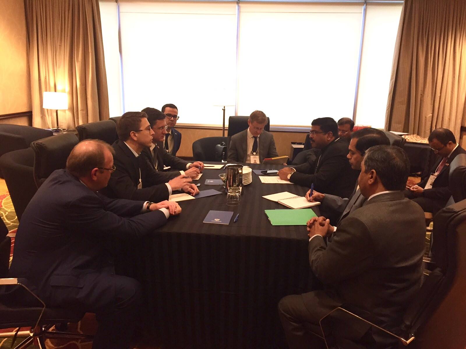 Russian and Indian delegations discussed energy cooperation. Source: Russia's Ministry of Energy