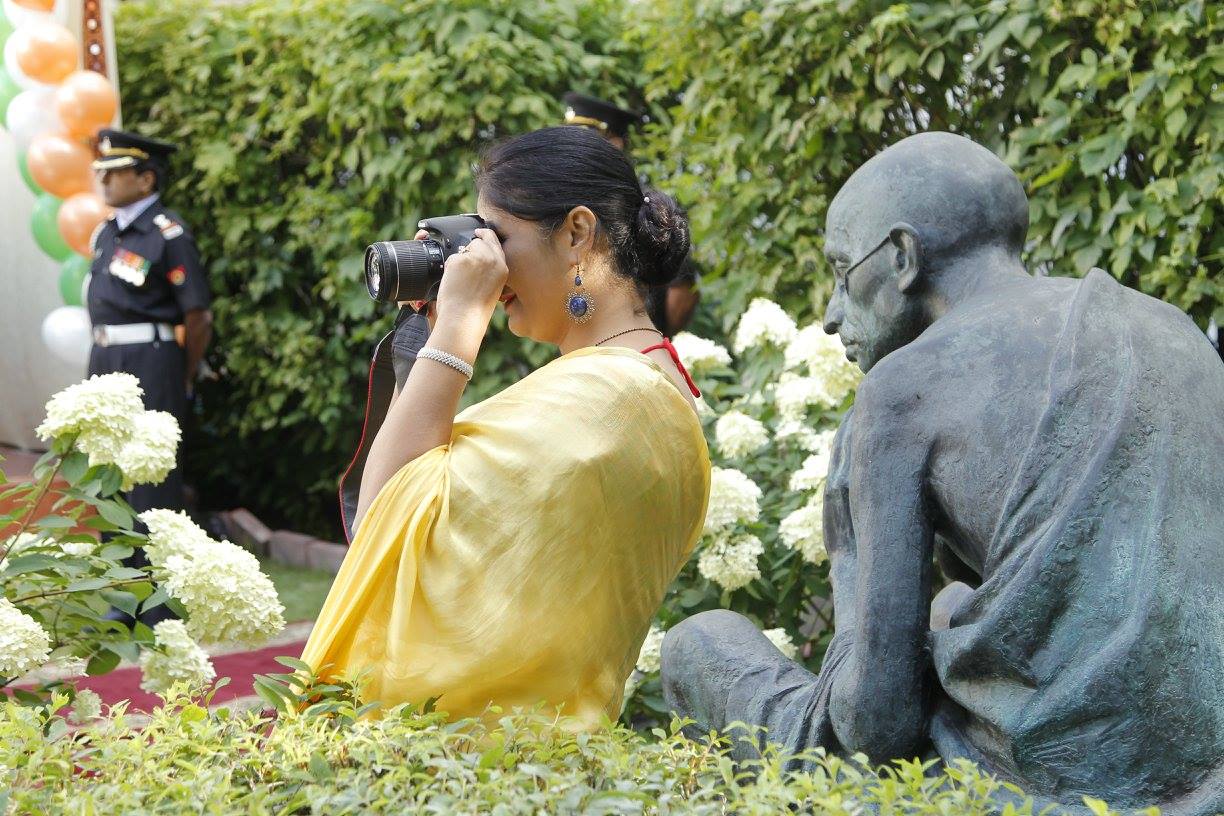 A member of Moscow’s Indian community at the Independence Day celebration hosted by the Indian Embassy. Source: Vadim Shuts/Indian Embassy in Russia