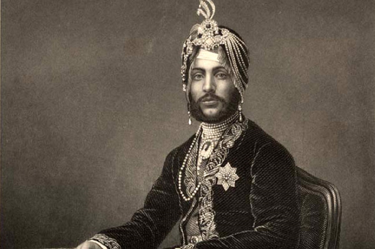 Maharaja Duleep Singh (1838-1893), Maharajah of the Punjab. Engraved by D.J. Pound (ca. 1860s)