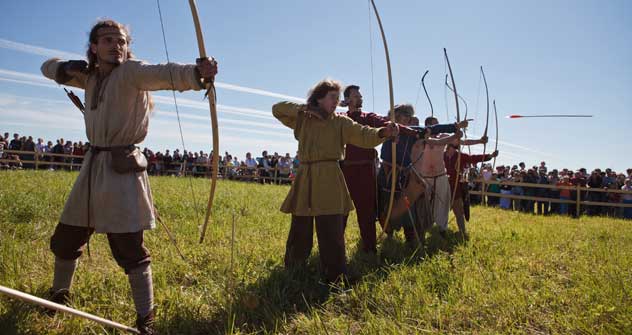 Le ricostruzioni storiche si svolgono in Russia per tutta l’estate (Foto: Ria Novosti)