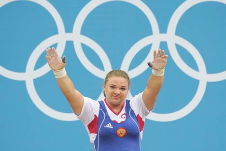La sollevatrice russa Tatiana Kashirina (Foto: Ria Novosti)
