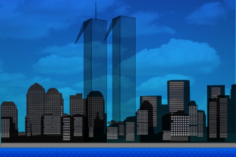 Le Torri Gemelle, colpite dai terroristi l'11 settembre 2001 (Credit: Niyaz Karim)