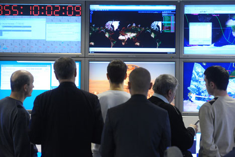 Esperti dell'Agenzia spaziale russa (Foto: Itar-Tass)