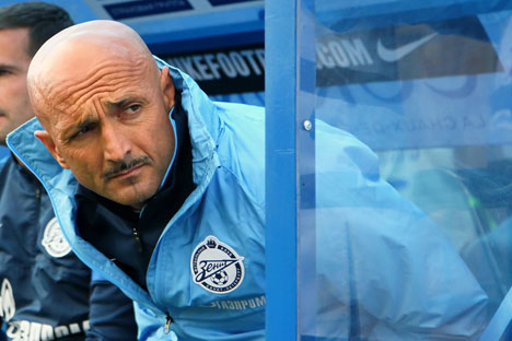 Mister Luciano Spalletti al terzo anno allo Zenit, club secondo solo al Paris Saint Germain per gli acquisti estivi (Foto: Itar Tass)