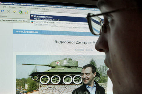 In Russia il dominio cirillico .рф  ha il più alto numero di utenti registrati (Foto: Itar-Tass)