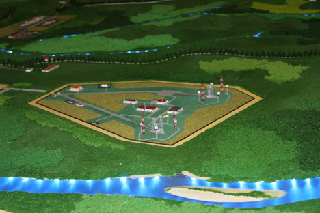 La piantina del progetto (Foto: Ria Novosti)