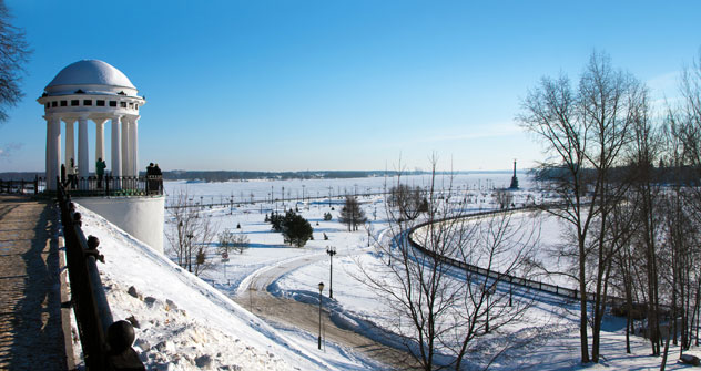 Una veduta invernale di Yaroslavl (Foto: Lori/LegionMedia)