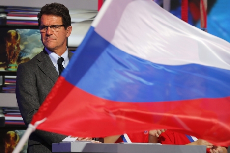 Il ct della Nazionale di calcio russa, l'italiano Fabio Capello (Foto: Itar-Tass)