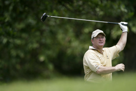 Il fuoriclasse gallese Ian Woosnam, vincitore dell'ultima edizione moscovita del Senior Tour Open, nel 2008 (Foto: Reuters)