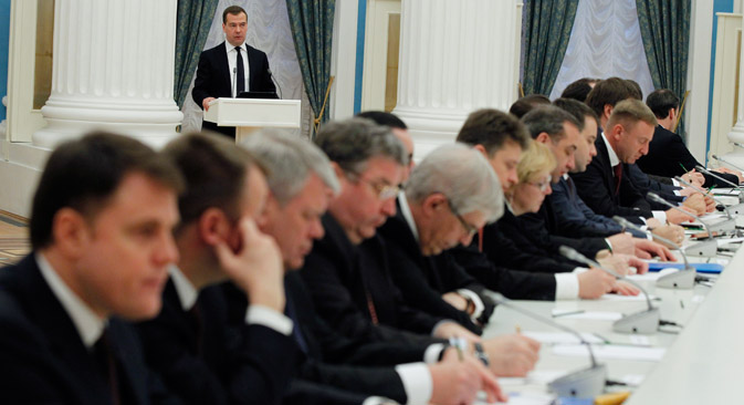 Il governo russo punta a far crescere l'economia del Paese e a migliorare le condizioni per le imprese (Foto: Itar-Tass)